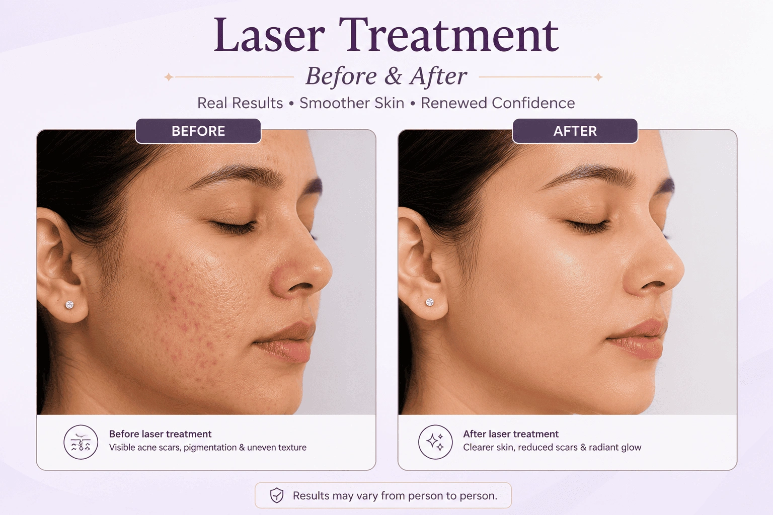 Laser Hair Reduction - Arm Smoothness Result After Result - Auraa Aesthetic Clinic Ravet Pune